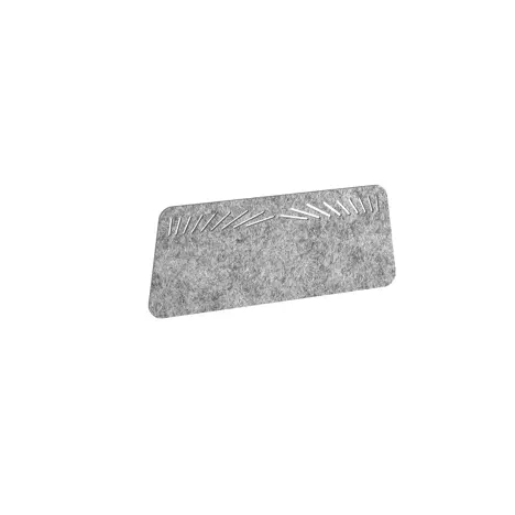 Domino Acoustic Desktop Screen - 1000mm - Dark Silver Grey